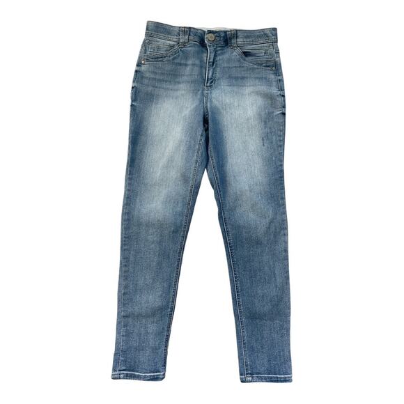 Democracy Denim - Democracy Women's Skyrise Ab-Solution Skinny Jeans Blue Light Wash Size 10 Denim